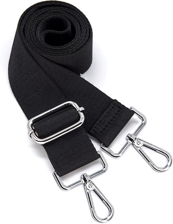 S&loyoe Thickened Solid Color Purse Straps Replacement Crossbody Bag Strap Adjustable Wide Guitar Straps for Handbags 1.5inch