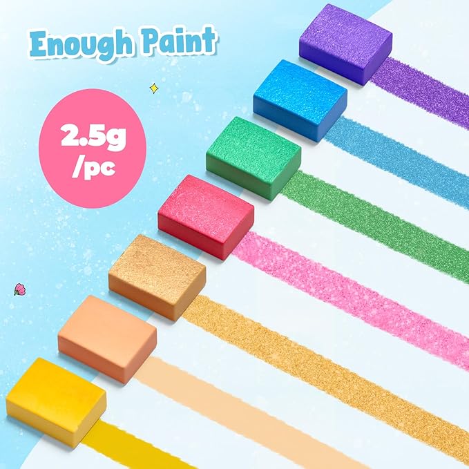 JoyCat Paint with Water Coloring Books for Toddlers, Watercolor Painting Sets for Kids Ages 3-5 4-8, Arts and Crafts Drawing Activities Toy Birthday Gifts for Boys Girls (Funfair)