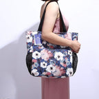 Original Floral Water Resistant Large Tote Bag Shoulder Bag for Gym Beach Travel Daily Bags Upgraded