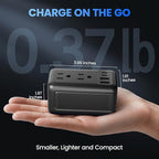 2000W 220V to 110V Voltage Converter US to Europe for Hair Dryer, Converter for European Travel, Travel Adapter with 2 USB A and 2 USB C Ports (Matt Black)
