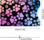12 PCS RFID Blocking Sleeves, Credit Card Holder for Women Men Protect Cards Identity from Electronic Theft Travel Case Set (Black Cat Flower)