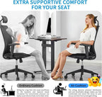 Sodurue Inflatable Travel Seat Cushion for Airplane: Pressure Relief Seat Cushion with 42 Adjustable Air Cells - Ergonomic Comfort Buttock Support Portable for Wheel Chair/Car/Office/Stadium