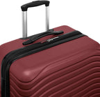 Everest Expandable Hardsided Spinner (Wine, 28-Inch Checked Large)