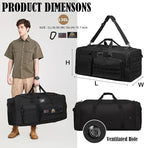130L Extra Large Duffle Bag for Men, Heavy Duty Duffle Bag for Travel, Large Sports Gym Equipment Bag for Hockey Football Baseball Soccer Basketball & Drum Hardware
