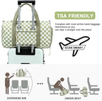 BLUBOON Duffle Bag Girls Kids Cute Gym Bag with Shoes Compartment & Wet Separation Waterproof Sports Overnight Travel Bag