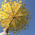 Clear Bubble Umbrella - Automatic Opening Clear Dome Umbrella with the Stylish J-Shaped Handle for Men and Women, Wedding, Outings and Large Group Gatherings, Graduations, Proms, or Daily City Walks