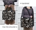 MNSRUU Laptop Bag for 15.6 inch Black Gothic Bats