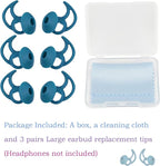 Earbud Replacement Tips Earbud Covers Silicone Tips Compatible with Bose Quietcomfort and Sport Headphone Eartips Ear Bud Tips Large 3 Pairs