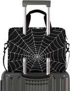 Goth Spider Web Laptop Case 15.6 inch Computer Bag Waterproof Laptop Briefcase Laptop Bag for Women & Men