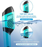 Aegend Snorkeling Gear for Adults Youth Kids, Snorkel Mask with Top Dry Valve - Panoramic View Anti-Leak and Anti-Fog with Mesh Bag for Snorkeling, Scuba Diving, Freediving & Swimming