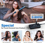 DOACE 800W Pure Sine Wave Voltage Converter US to Europe- 220V to 110V Converter for European Travel, No Limitation Step Down Transformer w/ 35W PD for Hair Straightener Curler CPAP Laptop Cell Phone