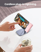 Pink Small Portable Battery Charger 4800mAh, Tiny Power Bank Ultra-Compact 15W Fast Charging Mini Battery Pack Power Charger for iPhone 14 Pro/13/12/11/8/iPad Air/Mini/Pro/AirPods Pro I/II