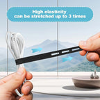 15 Pcs Cable Ties ，Silicone Cable Ties, Reusable Cord Organizer for Charger Cables, Hair Dryer, Home & Office, Flexible Cord Wraps for Electrical Wires (15 Pcs Cord Organizer)
