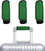 uxcell 3 Pcs Luggage Handle Wrap for Suitcase, Neoprene Handbag Grip Cover Protector Luggage Identifiers Suitcase Handle Wraps for Luggage Shopping Bag Travel Bags, Green