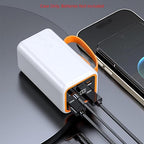 White Digital Display Battery Power Shell Box Charging DIY Power Bank Case Kit for 4x21700 Lithium Battery