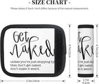 2 Pack Get Naked Plain Bathroom Decor Luggage Handle Wraps Suitcase Tags Identifiers for Travel Accessories