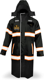 KwikSafety - Charlotte, NC - TORRENT Rain Jacket & Trench Coat ANSI OSHA Class 3 High Visibility Jacket Hi Vis Rain Gear