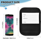 Tie-dye Mandala Luggage Handle Wrap for Suitcase Luggage Tags Handle Covers Identifiers Soft Decorations Travel Accessories 2 Pack
