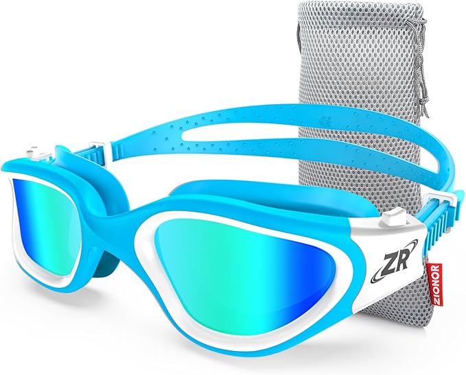 ZIONOR Swim Goggles, Upgraded G1 Polarized Swimming Goggles Anti-Fog for Adult Men Women