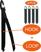 ZTSXLLIM Extension Cord Holder Organizer(4 Pack L), Extension Cord Hanger for Garage Organization and Storage, 16-Inch Heavy Duty Storage Straps, Garage Gadgets for Men
