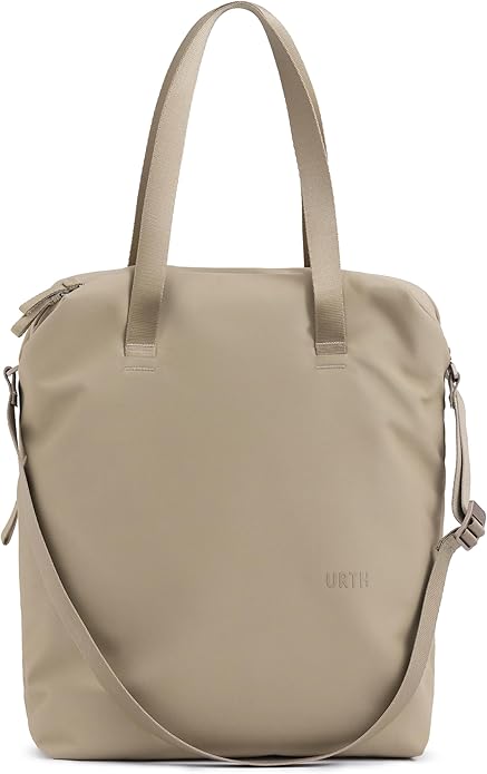 Urth Arkose 18L Utility Tote Bag - Water Resistant, Recycled, 13 Inch Laptop Tech Tote Bag with 9 Exterior & Interior Pockets