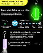 Personal Alarm for Women, Rechargeable with Safety Lights & Low Battery Notice, 130dB Siren with LED Flashlight Strobe Light for Emergency, Dual Light Sources Safety Keychain