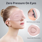 NEWVANGA Sleep Mask for Back and Side Sleeper, Block Out Light, Luxury Sleeping Eye Mask of 3D Night Blindfold, Zero Pressure Breathable Travel Eye Cover Pink