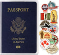 5 Pack Clear Passport Cover, Transparent Plastic Passport Protector