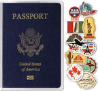 5 Pack Clear Passport Cover, Transparent Plastic Passport Protector