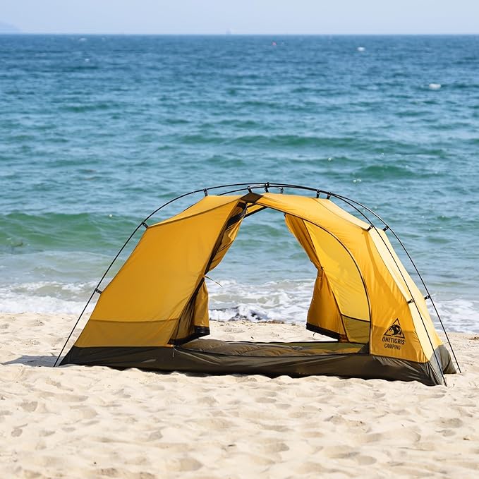 OneTigris Stella 4 Season Camping Tent Backpacking Waterproof Lightweight Easy Setup Instant 3000mm Waterproof Rating Outdoor Hiking Tent