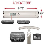 Taylor Ultra Light Digital Luggage Scale, White, Universal