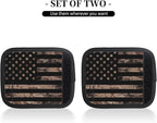 American Flag with Desert Camouflage Pattern Luggage Handle Wraps 2 Pack for Suitcase, Handle Covers Suitcase Luggage Handle Wrap Luggage Tag Wraps Travel Accessories
