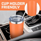 20 oz Tumbler with Lids and Straws, Stainless Steel Insulated Travel Coffee Mug, Double Wall Vacuum Insulated Tumblers, Powder Coated Coffee Tumbler for Cold & Hot Drinks (Mix Color-7, 6 Pack)