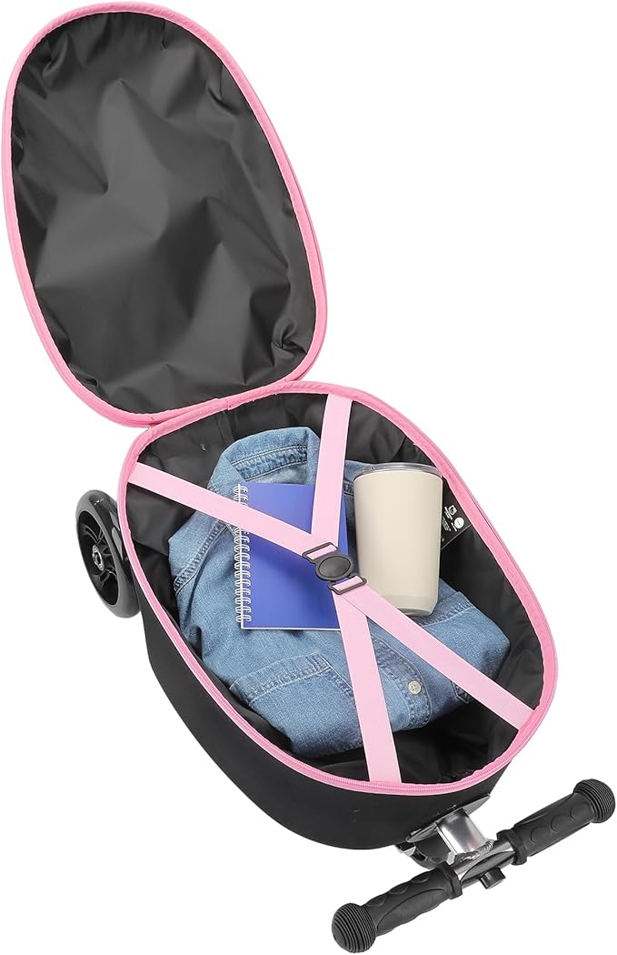 Bioworld Hello Kitty Kid's 2-in-1 18" Suitcase and Scooter Luggage