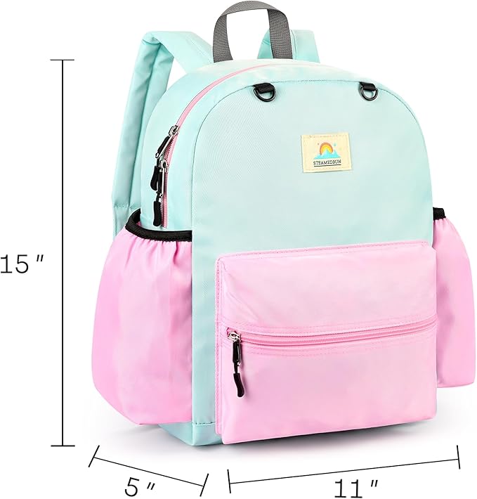 STEAMEDBUN Kids Backpack for Girls 6-8: Toddler Backpack for Preschool Kindergarten - Girls Backpacks for Elementary 4-6