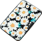 Credit Card Holder Small RFID Blocking Wallet Business Metal Slim Mini Aluminum Hard Case for Women Men