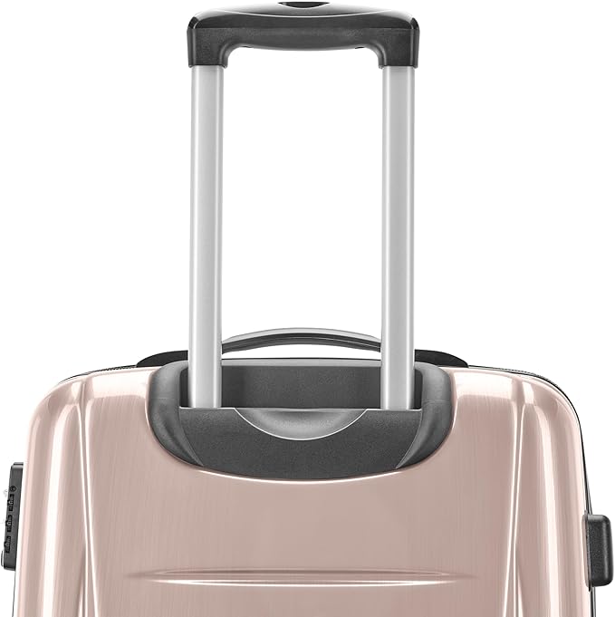 Samsonite Winfield 2 Hardside Expandable Luggage with Spinner Wheels, Artic Pink, Checked-Large 28-Inch