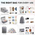 11 Set Packing Cubes for Travel, Gifts for Women Mom,Anti-Tearing Suitcase Organizer,OlarHike Vacation Essentials & Accessories for Cruise Ship
