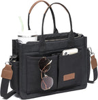 ZHMO Canvas Tote Bag for Women,Women's Bags Crossbody Bags Work Laptop Tote Bag Large Handbags Purse for Travel Nurse Teacher
