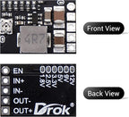 DROK DC Buck Converter, 6pcs Mini Voltage Regulator DC 4.5-20V 12V 9V Step Down to 5V Reducer Board 3A 10W Fixed Adjustable Volt Output Step-Down Transformer Power Supply Stabilizer Module