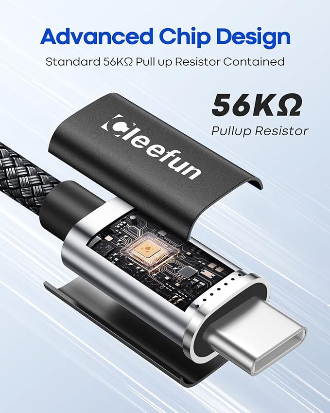 CLEEFUN USB C Cable 6ft, 5-Pack USB A to Type C Charger Cord Fast Charging for iPhone 17 16 15 Pro Max Plus Air 16e, for Samsung Galaxy S25 S24 S23 S22 S21 S20 S10 A17 A16 A15 A56 A55 A26 A35 A36