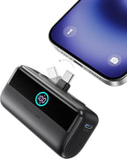 INIU Mini Portable Charger, 5500mAh Power Bank with Build-in USB-C Connector, 22.5W PD Fast Charging USB C in&Out Battery Pack, External Phone Charger for iPhone 17 16 15, Samsung S24 S23, Google etc