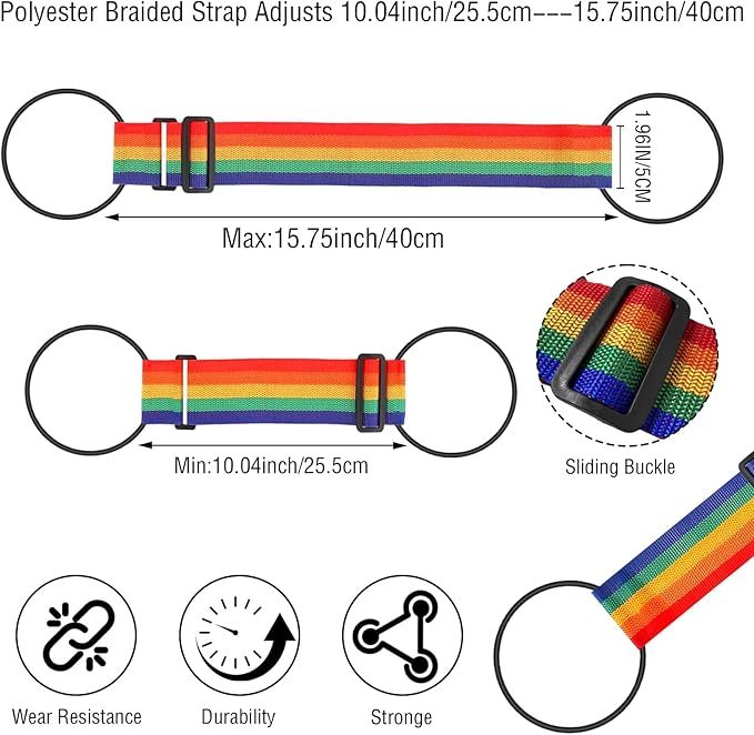 3PCS Luggage Straps,Adjustable Luggage Connector Straps with Heavy-Duty Elastic Belt to Connect Two Suitcases,Add a Bag Luggage Belt,Luggage Accessories for Travel for Securing Carry-On&Bag Essentials