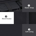 co2CREA Case for Anker Zolo Magnetic Power Bank Wireless Portable Charger, Hard Travel Case Compatible with Anker 5,000mAh / 10,000mAh Magsafe Battery Pack (Black Case)