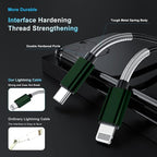 2Pack 10ft iPhone Fast Charger Cable, [Apple MFi Certified] Long USB C to Lightning Cable 10 Foot, High Fast 10 Feet Apple Charging Cord for Apple iPhone 14/14 Pro Max/13 Mini/12/11/XS/XR/8/7Plus,iPad