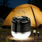 LED Camping Lantern, 8000mAh Rechargeable Camping Light, 6-Level Dimming & Magnetic Base Tent Lamp, IPX4 Waterproof Emergency Hanging Lantern for Hurricane, Power Outage, Hiking