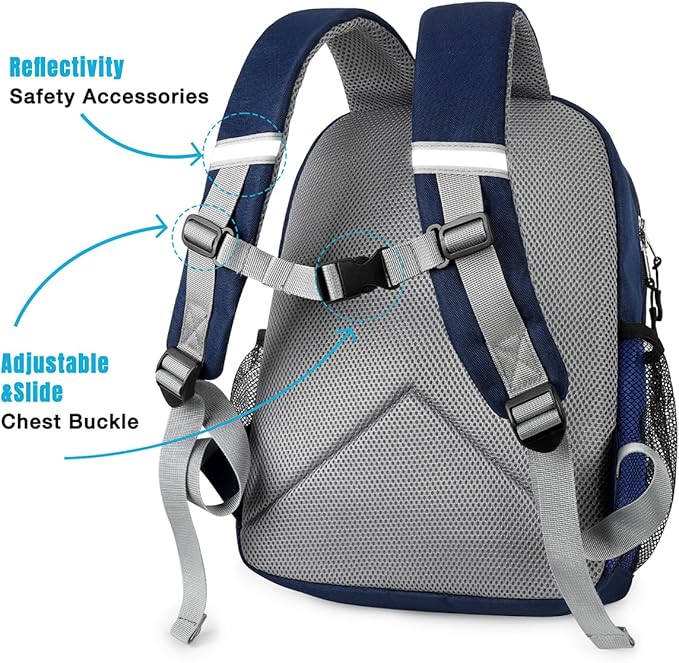 STEAMEDBUN Toddler Preschool Backpack for Boys 2-4,Mini