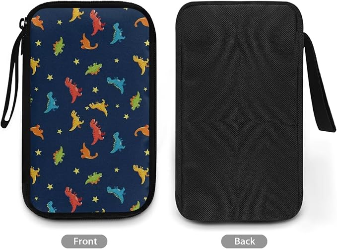 Dinosaurs Travel Cord Organizer Case Electronics Organizer Travel Case Portable Storage Bag fits Power Bank Phone Tech Accessory Cable Cord Charger Phone Earphone