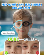 Swim Goggles 2 Pack, Wide View Anti Fog&UV Swimming Goggles for Audlt, No Leak Pool Beach Essentials for Men Women