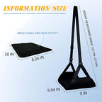 Airplane Foot Hammock,Airplane Footrest,Desk Feet Hammock to Relax Your Feet,Portable Foot Hanger for Airplane Travel Accessory for Long Trip w/Memory Foam&Hardboard,Ideal for Pain and Swelling Relief